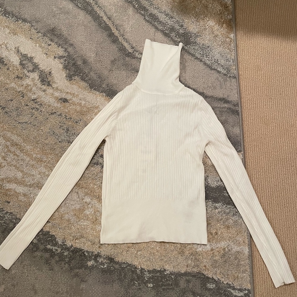 Zara white turtleneck